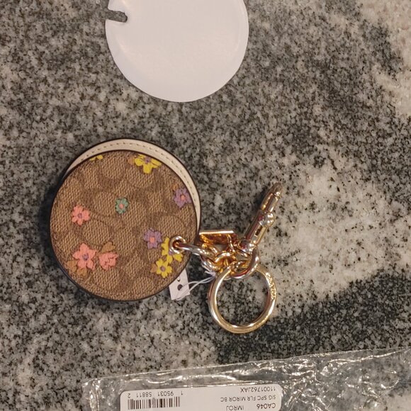 Coach Signature Key Chain - Mirror - Bag Charm, Fob (multicolor) - Picture 9 of 16